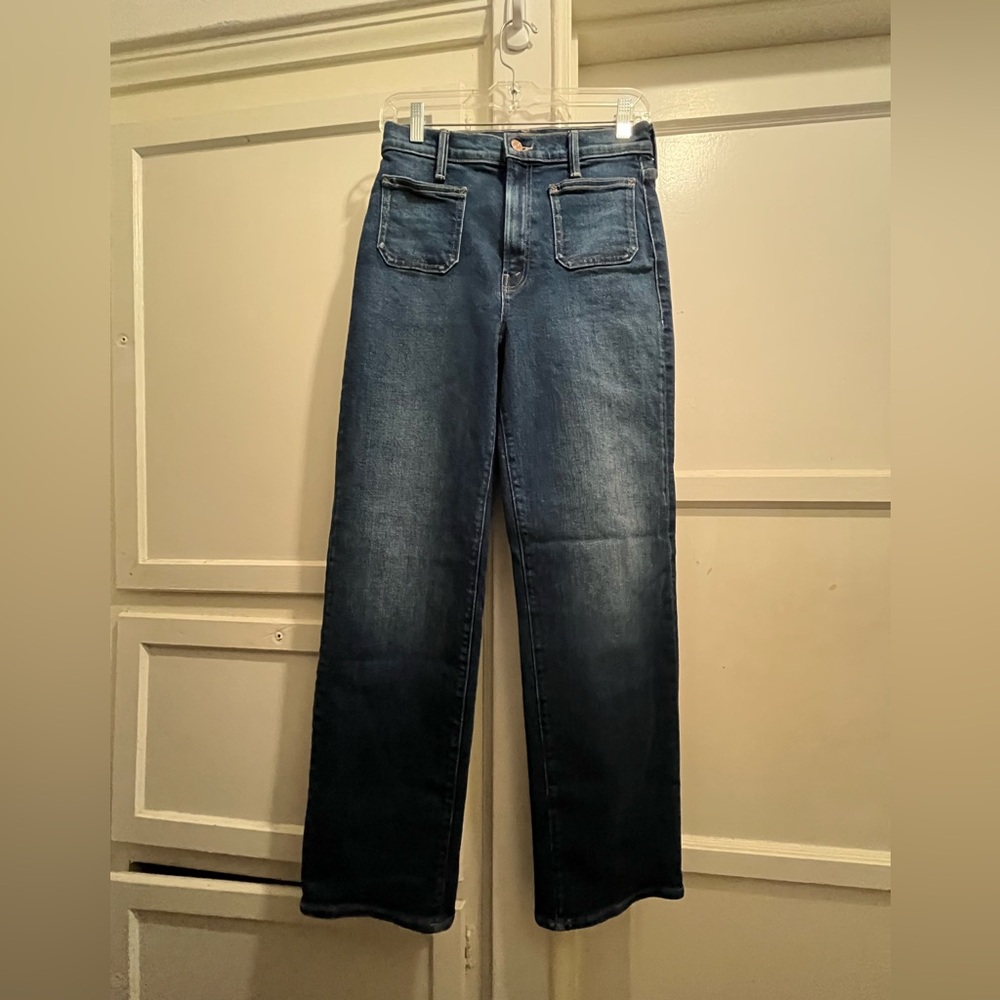 Mother lil patch pocket rambler zip jeans size 28 - Picture 2 of 15